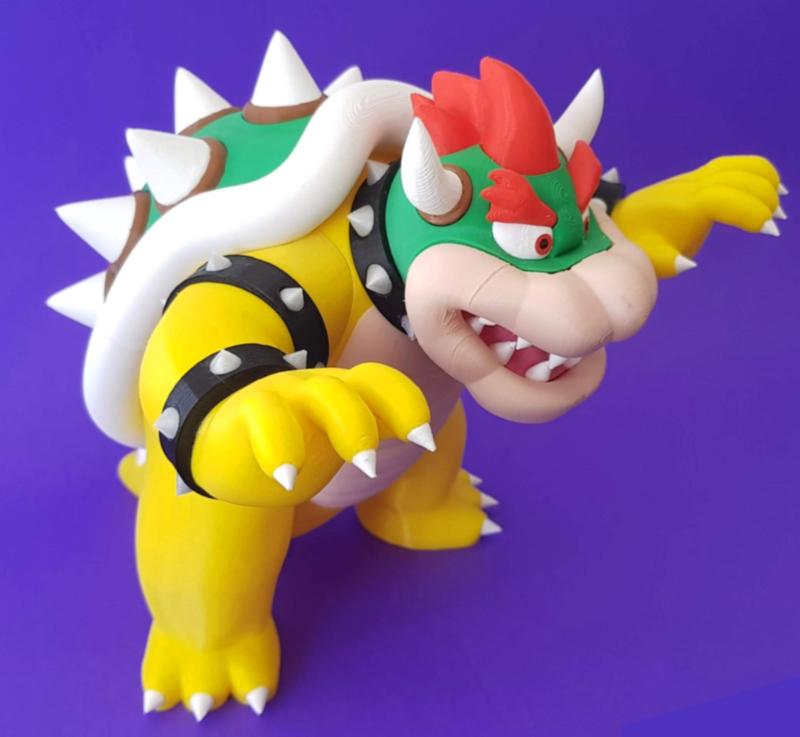 Bowser from Mario games - Multi-color