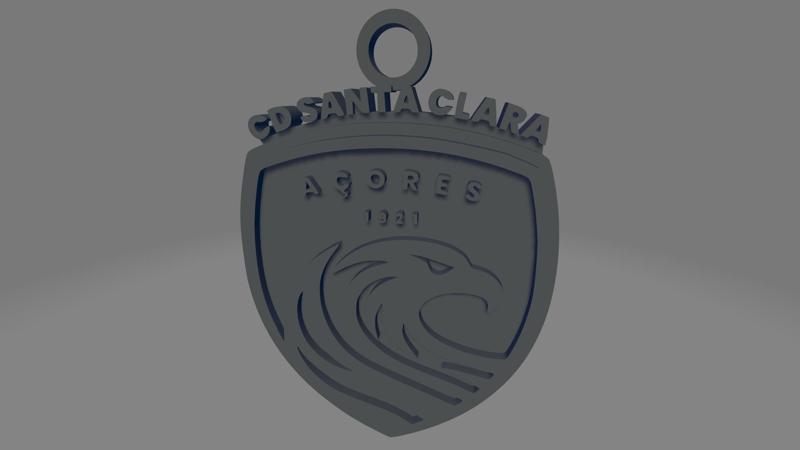 CD Santa Clara keychain