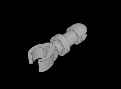 Lego Compatible (6265.dat) Minifig Skeleton Arm