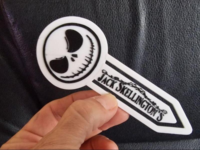 Bookmark Jack Skellington Marcador de libros 