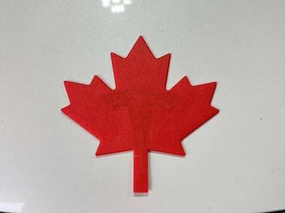 Canadian maple leaf Tesla emblem cover