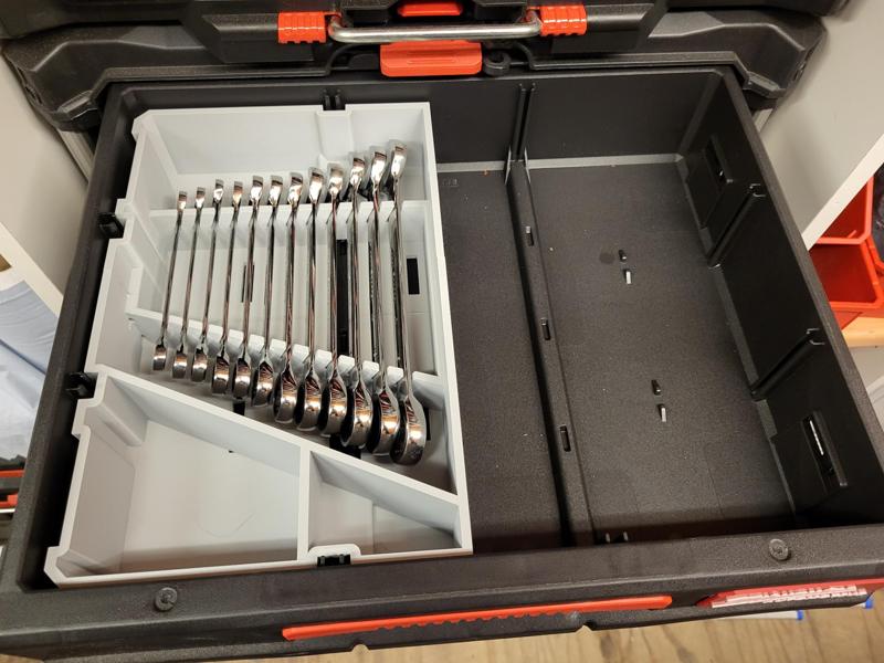 Packout drawer Spanner/Wrench organiser