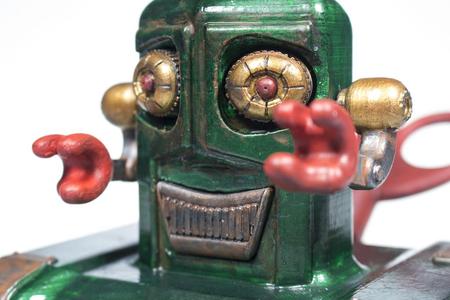 alfred the smiling vintage robot