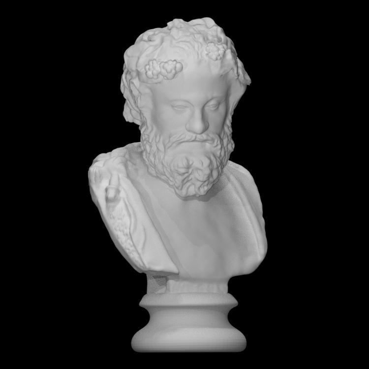 Old Silenius with ivy crown