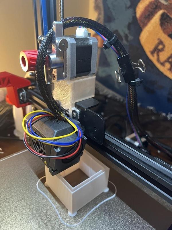 Ender 3 Max Direct Drive adapter for Micro Swiss Extruder