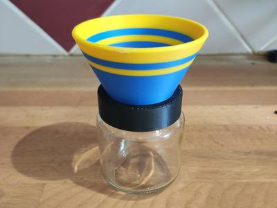 Funnel for baby potty