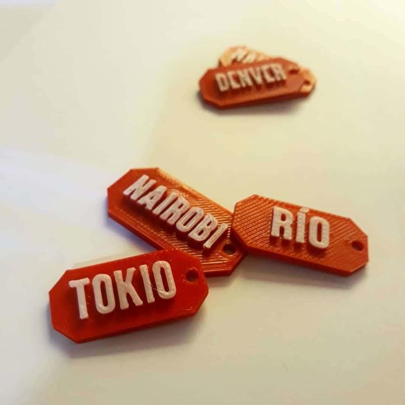 Collection Money Heist - 4 key chain - Tokio, Denver, Rio, Nairovi