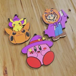 PACK 2 KEYCHAINS / KEYCHAIN / HALLOWEEN MAGNETS (STL AND 3MF)