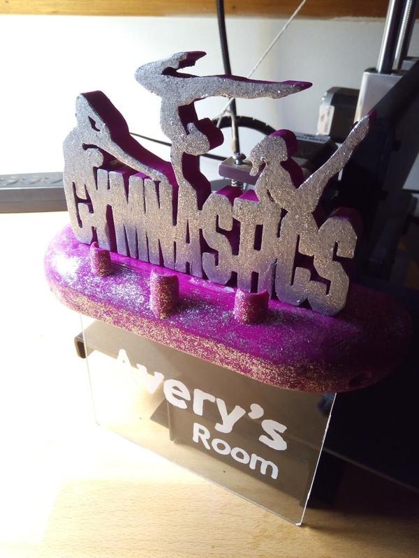 Gymnastics Edge-Lit sign