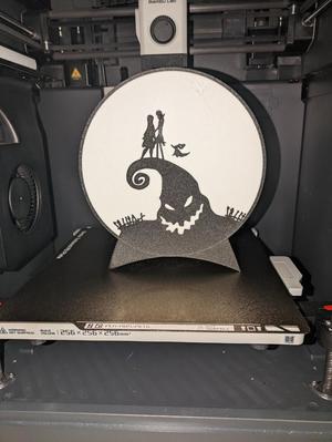 The nightmare before christmas light box