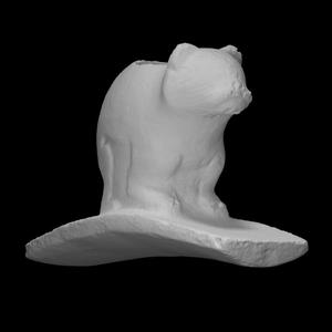 Bobcat Effigy Pipe