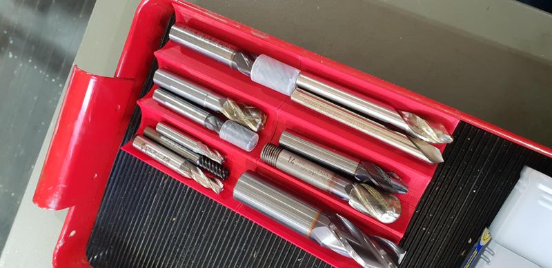 Cutter, HSS Drill, End Mill Organiser