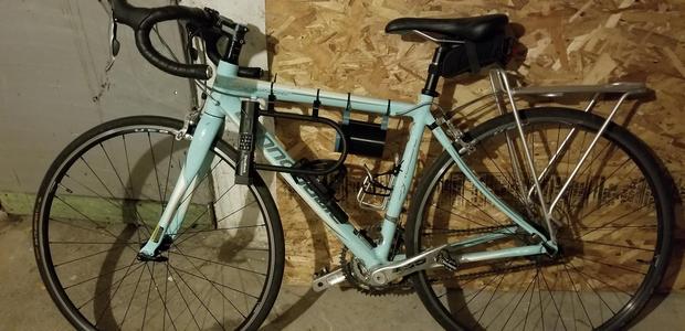 Bike Lock Holder + Storage Container