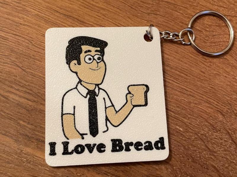 Gravity Falls Keychain / Tad Strange / Love Bread