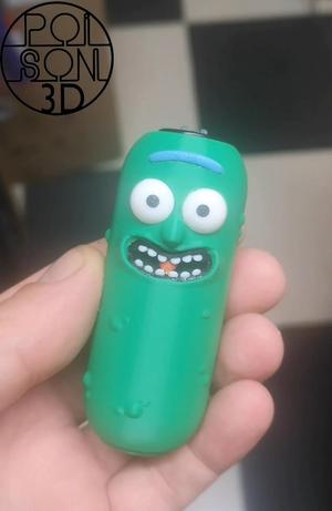 RICK AND MORTY CLIPPER LIGHTER COVER PICKLE / FUNDA MECHERO CLIPPER CLIPPER RICK AND MORTY PEPINILLO