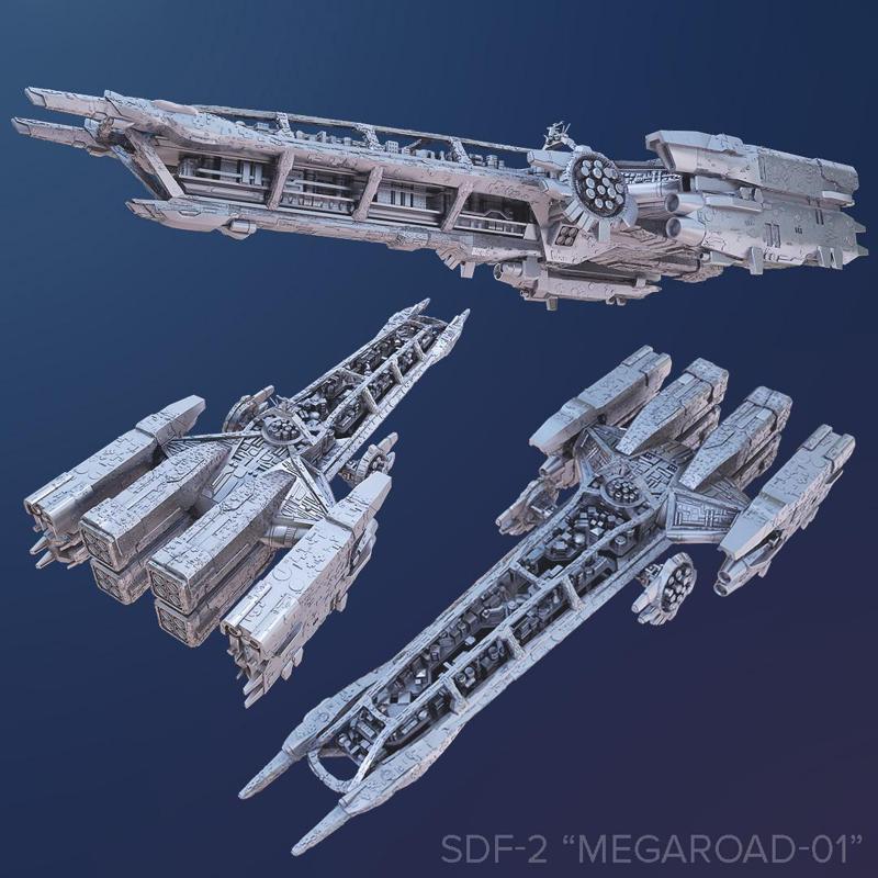 SDF-2 "Megaroad-01" (1/4000) Large Scale