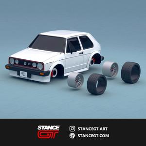 VW Golf GTI MK1 | Scale model car