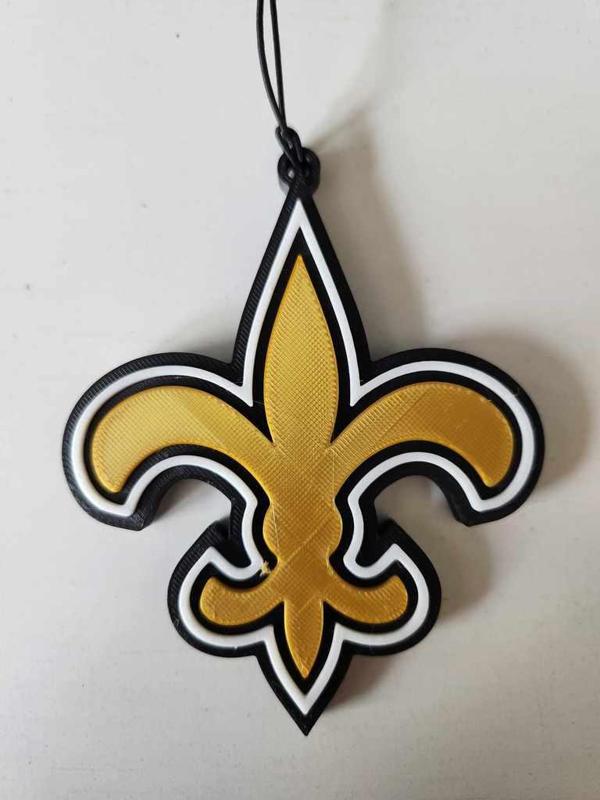 New Orleans Saints Car Rearview Mirror Ornament