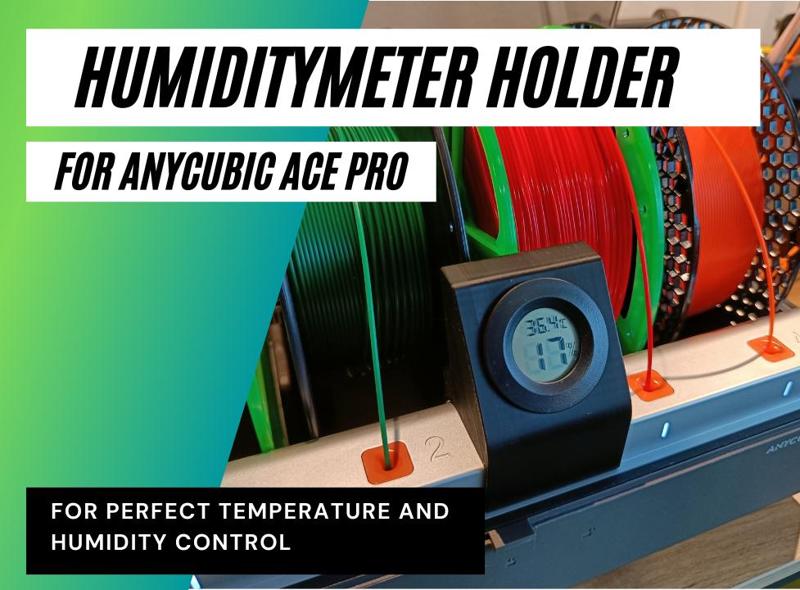 Humiditymeter holder For Anycubic ACE Pro