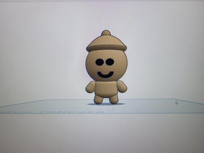 piernikowy ludzik figurka