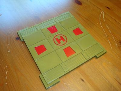 1980's GIJOE RAH small vehicle landing pad 