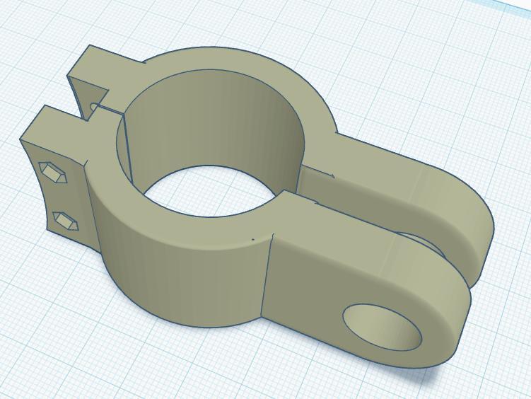 Alternate Roan stroller bracket for phi.gl's cup holder