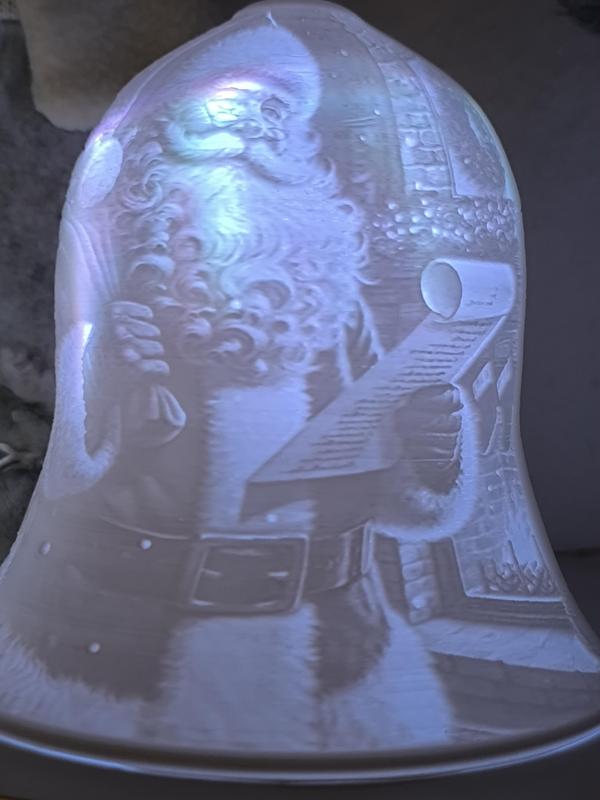 Lithophane Glocke Santa 2