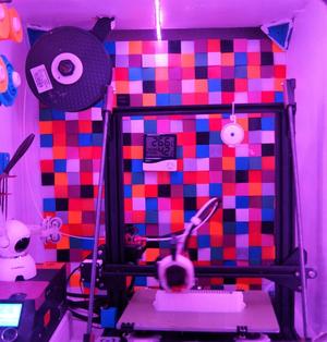 3D Geometric Art for Printer Enclosure