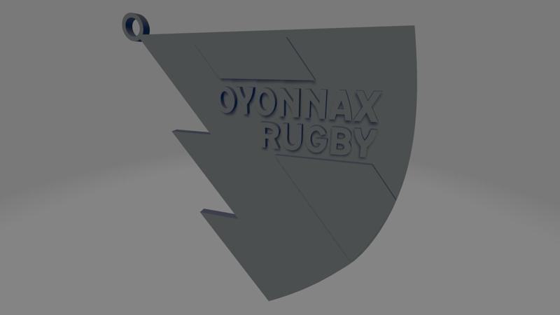 Oyonnax Rugby Keychain