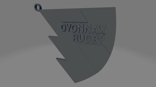 Oyonnax Rugby Keychain
