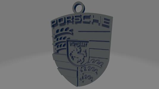 Porsche Keychain