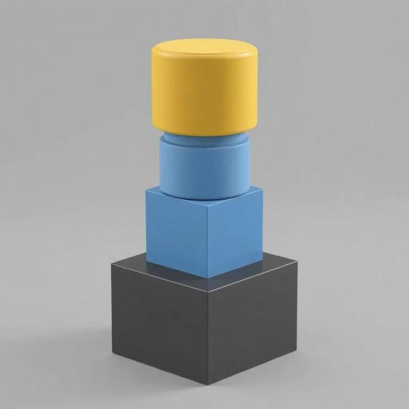 Bold Stacked Stool