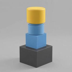 Bold Stacked Stool