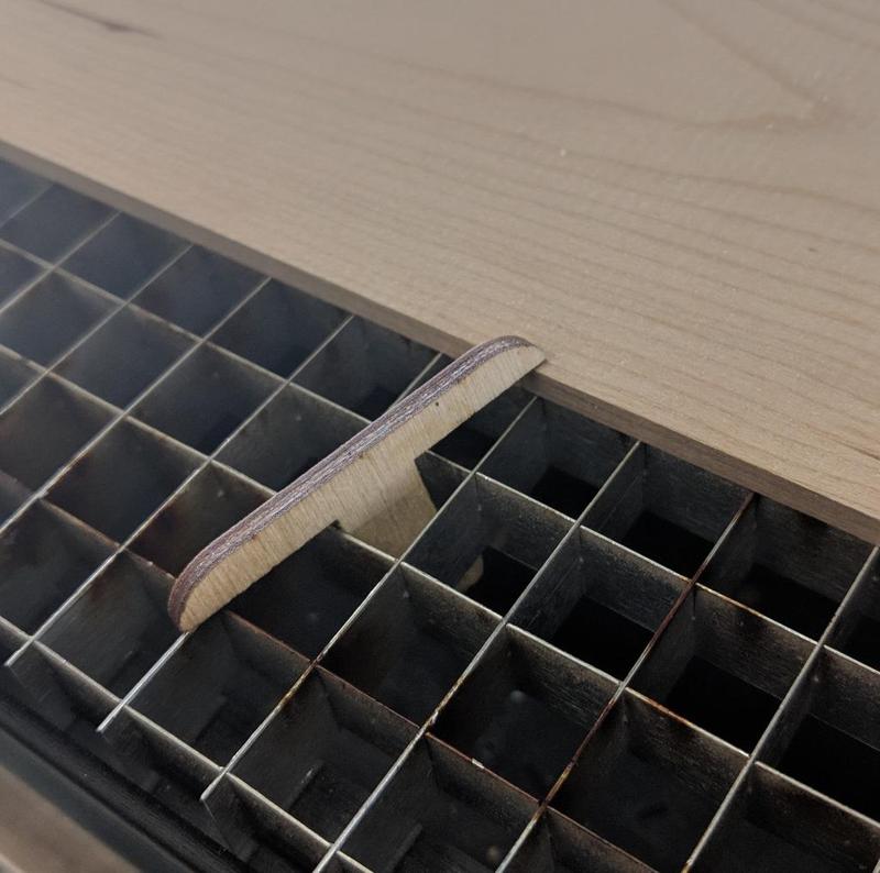 Vector Cutting Grid Hold down keys