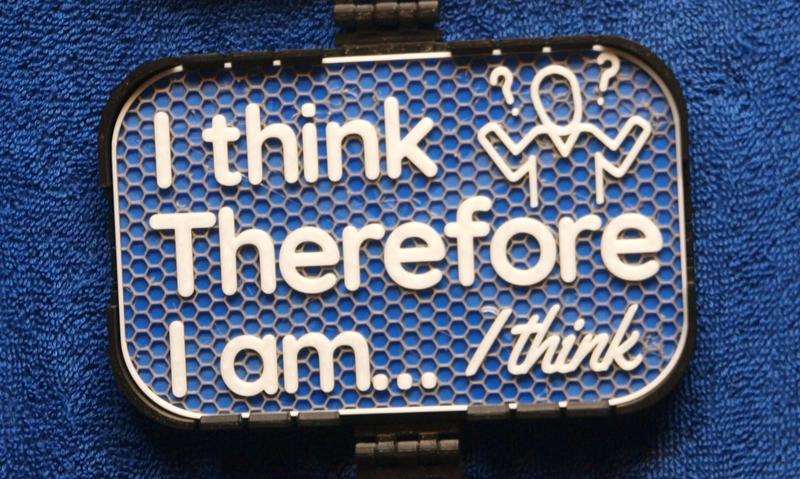 I Think Therefore... sign