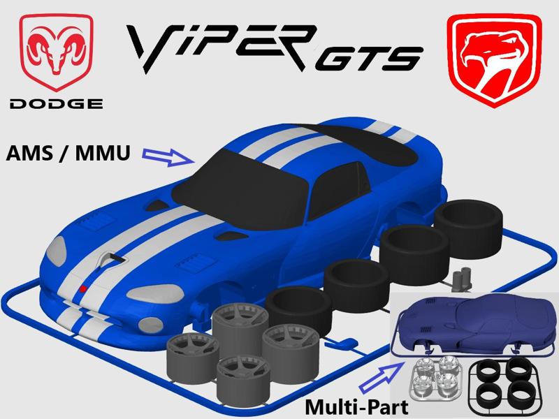 Dodge Viper GTS Coupé (SR II) Kit Card (1:24 scale)