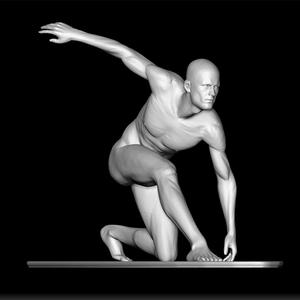 Surfer man - Man surfing - surfer guy - boy surfing - surfing statue