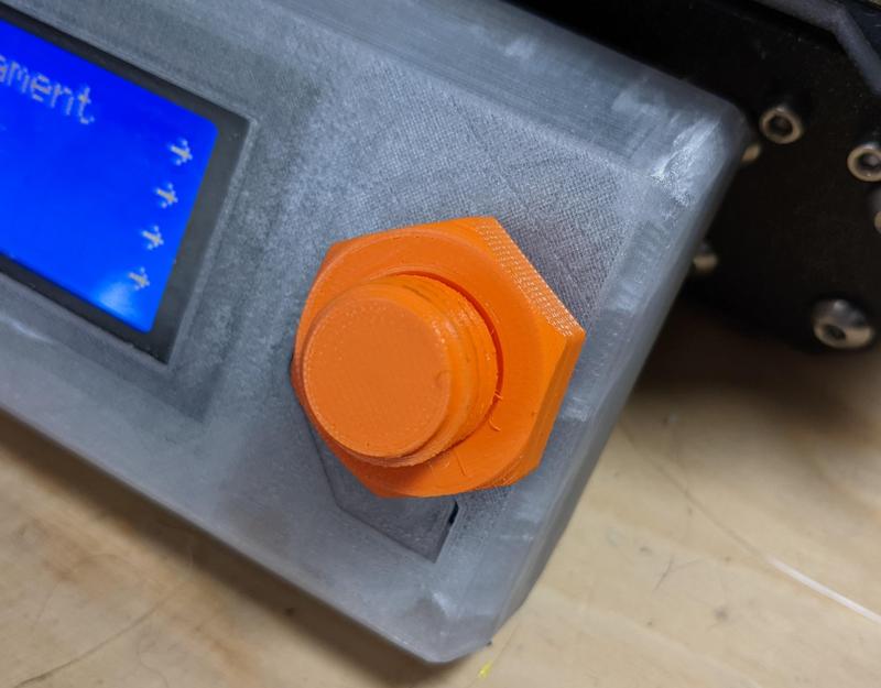 Nut and Bolt LCD Knob