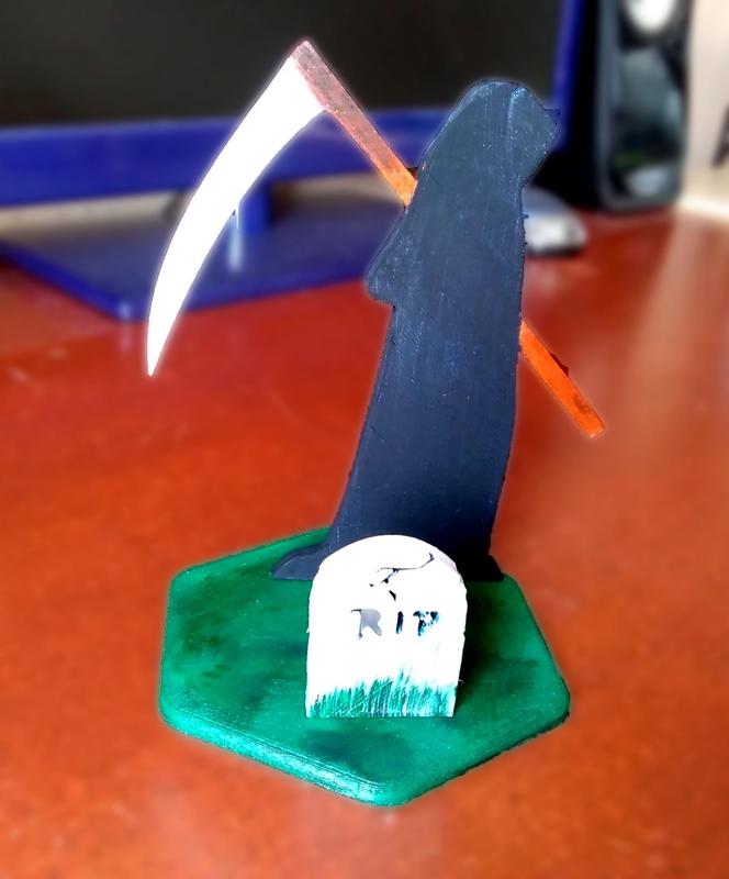Grim Reaper Phone Stand
