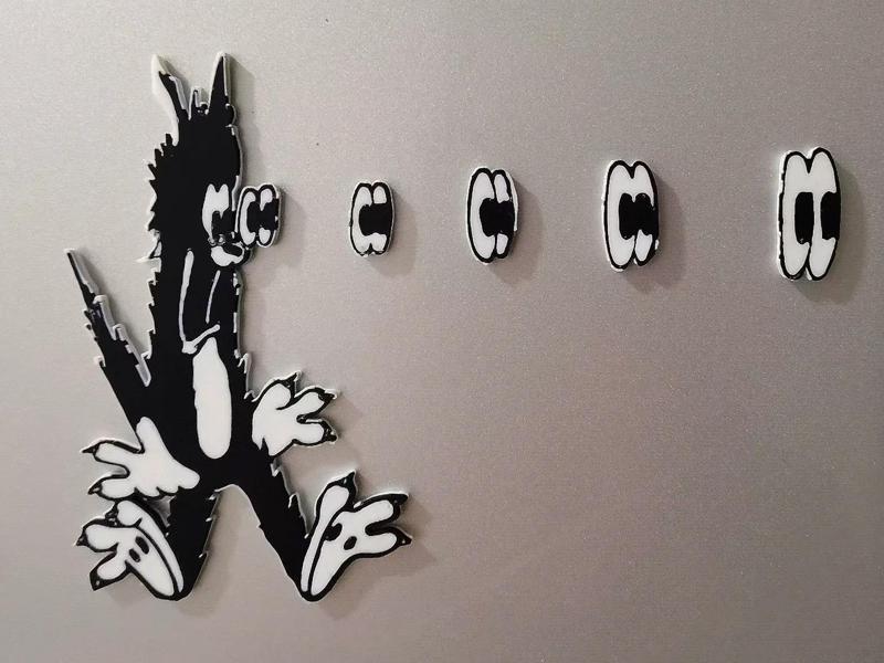 Tom & Jerry Magnetic Refrigerator Stickers