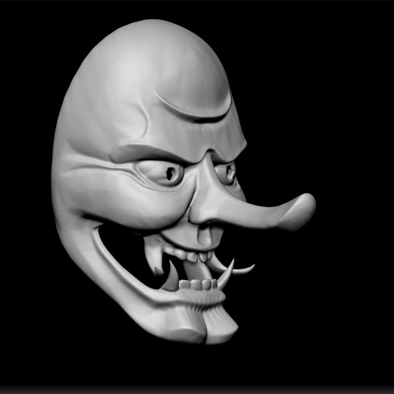 japanese demon mask - oni mask