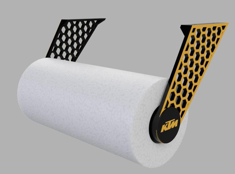 Twotone hexagonal paper towel holder KTM