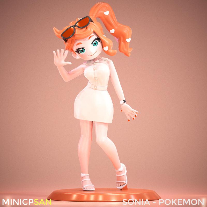 Sonia - Sweet Summer Style - Pokémon Figure - 3D Printing