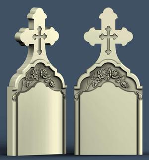 Tombstone 3D stl, cruce stl