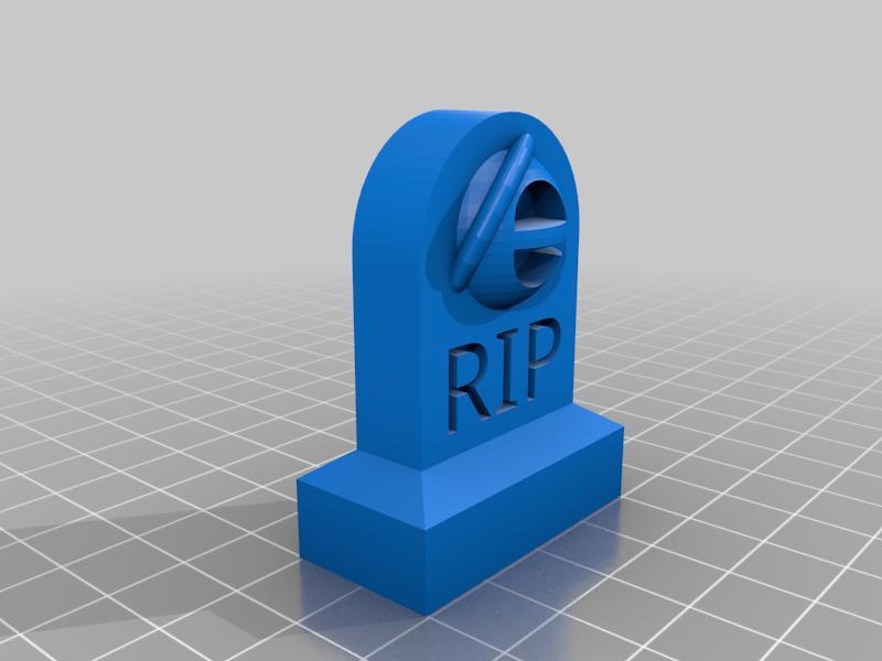 RIP IE Tombstone