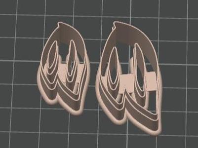 Leaf Polymer clay cutter - BAKE CLAY