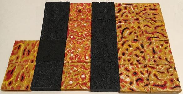 Miniature Additional Magma Tiles with OpenLOCK