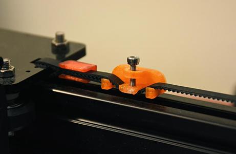 Adjustable Belt Tensioner/Tightener and Belt Tie (Tevo Tarantula)