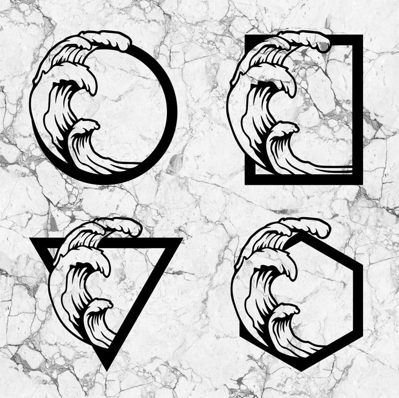 Pack Olas 2D + Frame