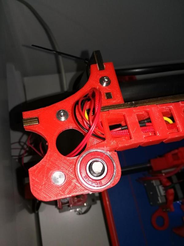 Support axe Z CTC Prusa I3 avec départ de chaine et roulement